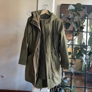 Gap Olive green parka